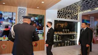 صاحب السمو الملكي ولي العهد الأمير مولاي الحسن يزور رواق المديرية العامة للأمن الوطني بالدورة 13 لمعرض الفرس بالجديدة